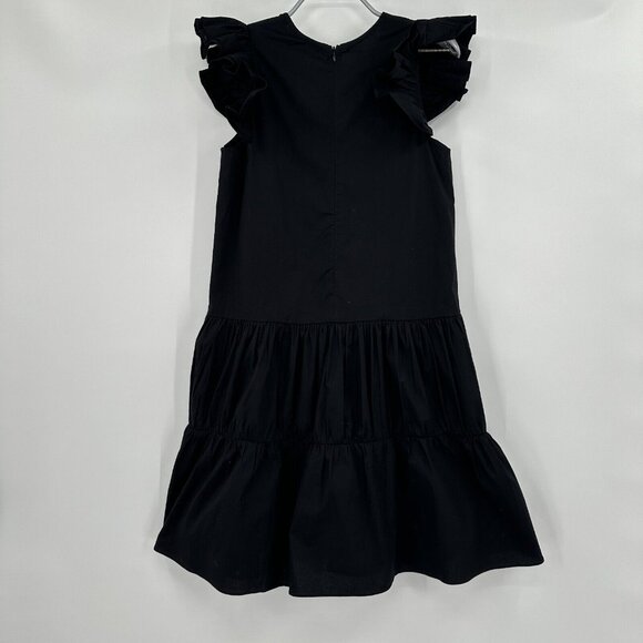 Pomander Place by Tuckernuck Black Corrine Flutter Sleeve Mini Dress sz S NWT - Picture 6 of 7
